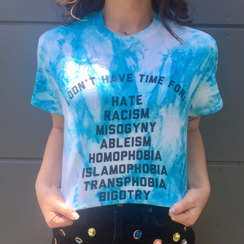 Tie Dyed Feminist tee