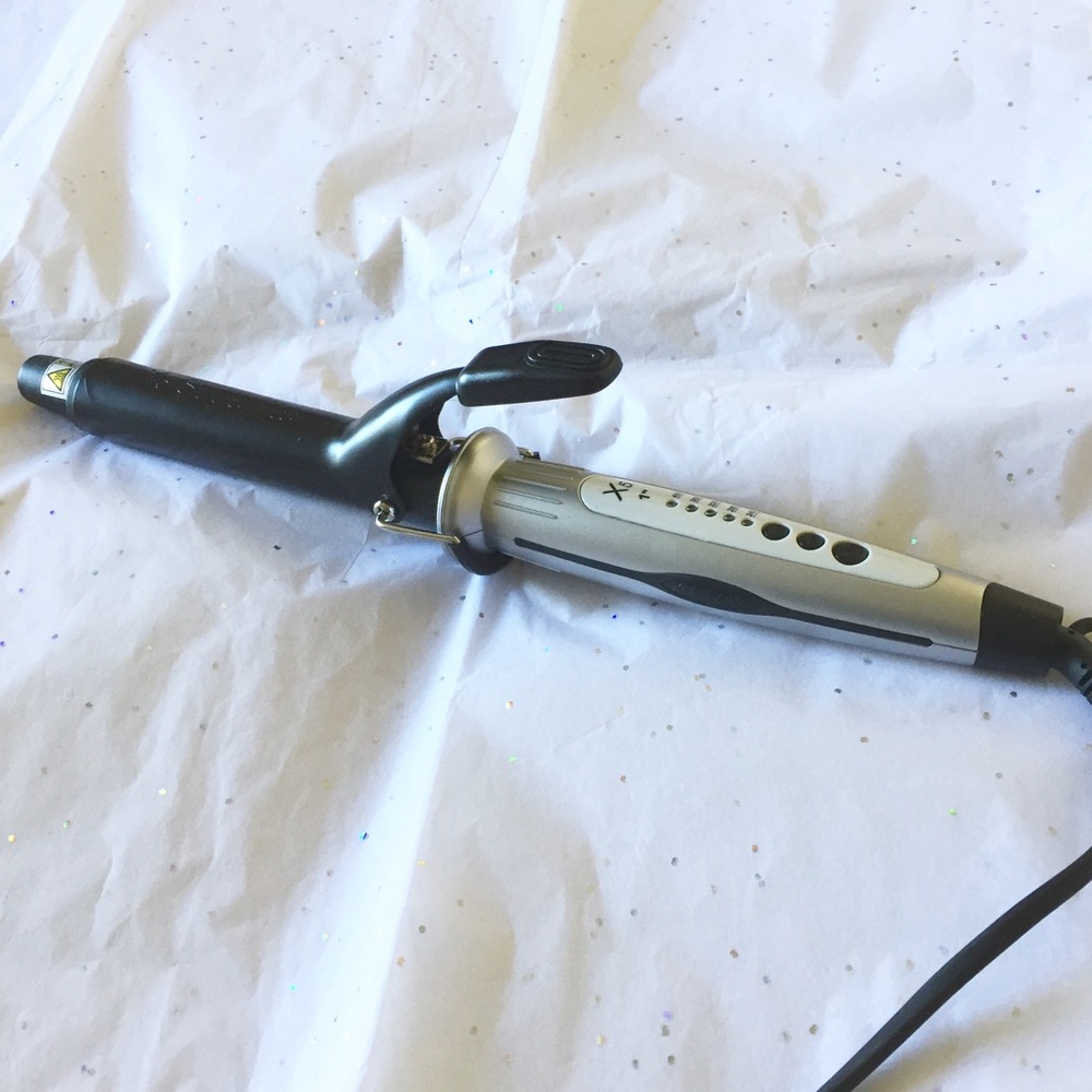 X5 Superlite 1" Dual Ceramic Black Curling Iron