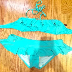 Ralph Lauren teal bikini set