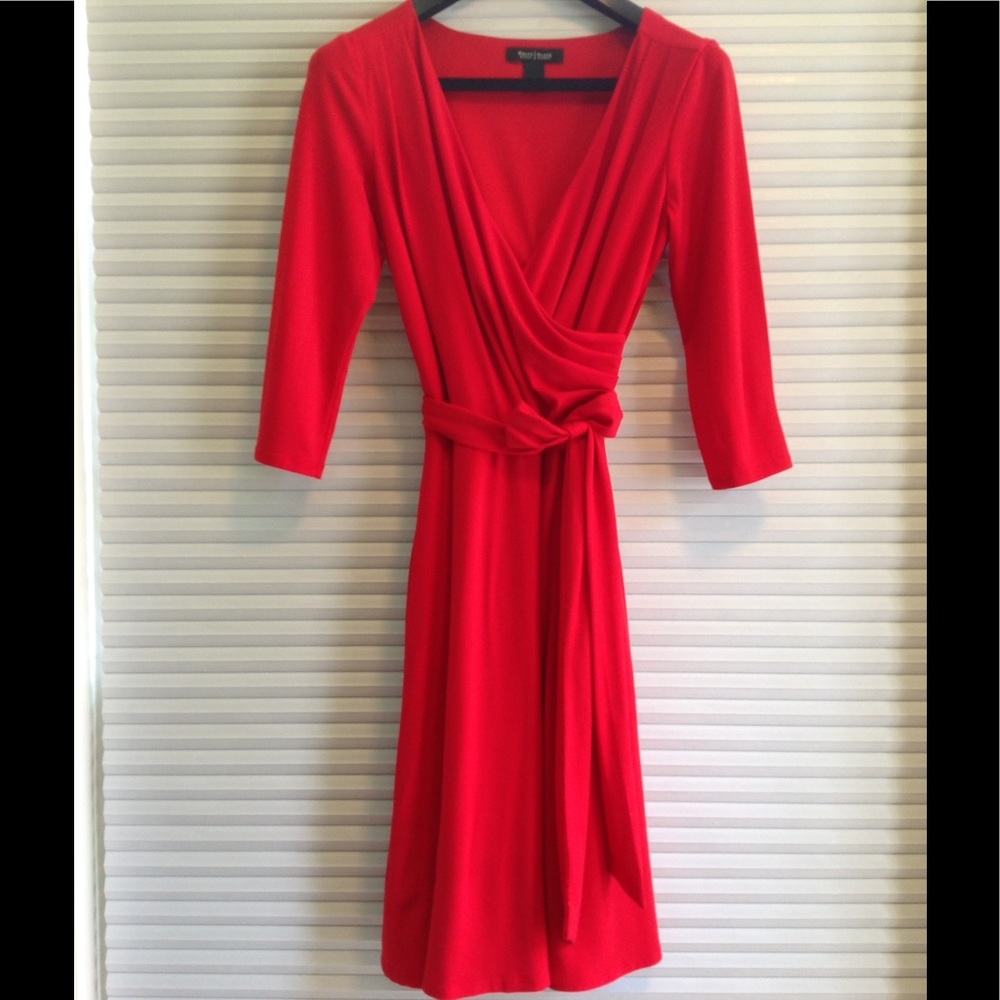 White House Black Market Red Dress