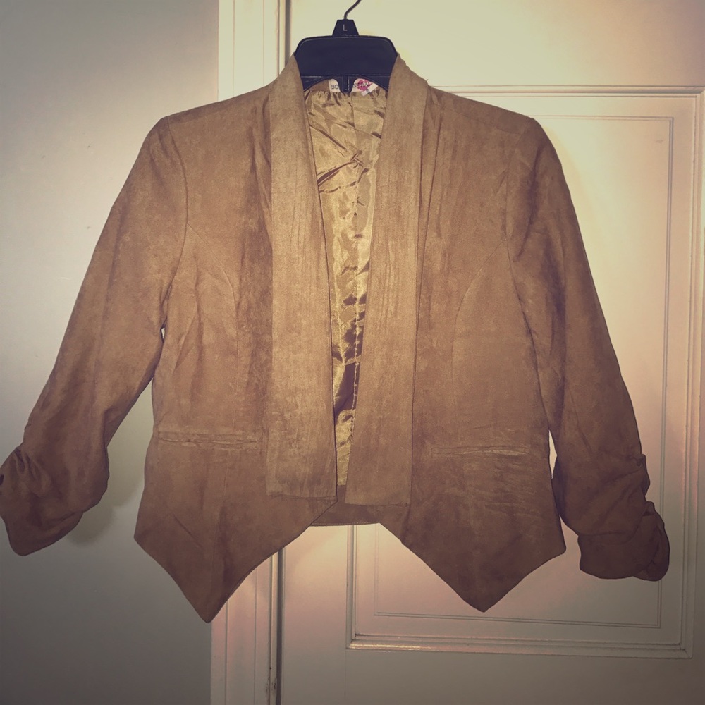 Tan blazer