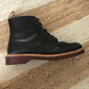 Dr. Martens black leather boots
