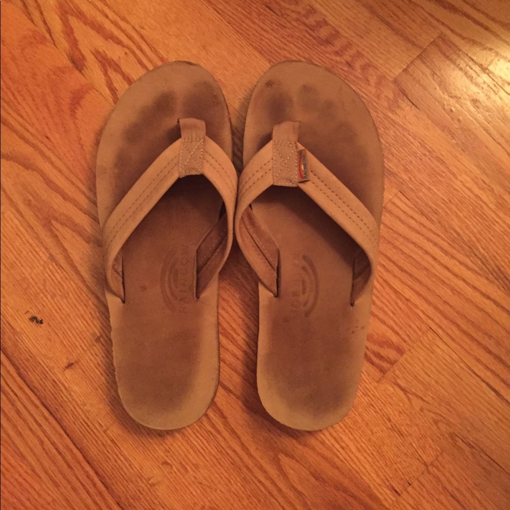 Rainbow Flip-Flops