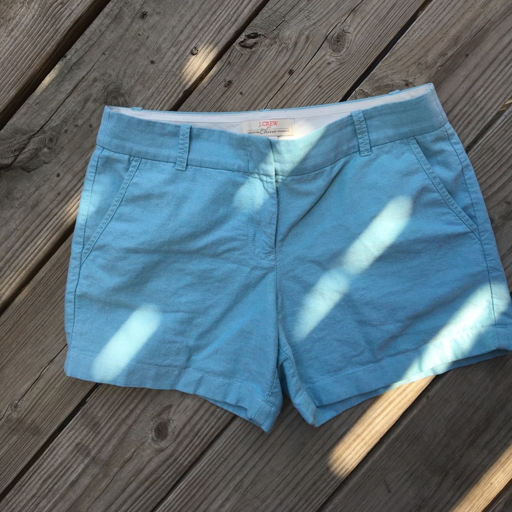 J. Crew Chino Teal Shorts