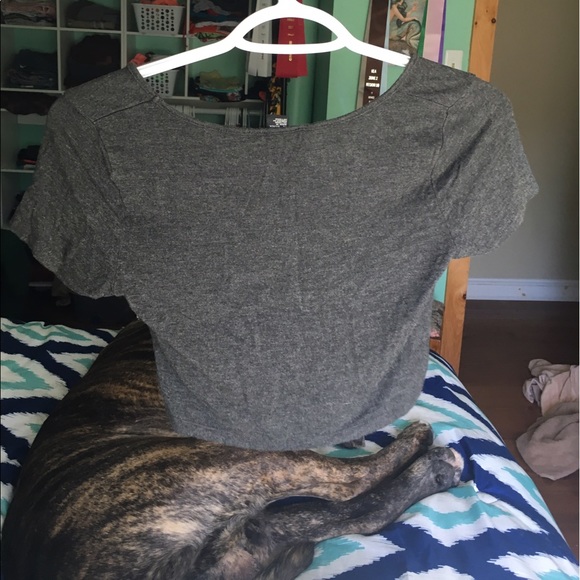 Grey crop top - Picture 2 of 2