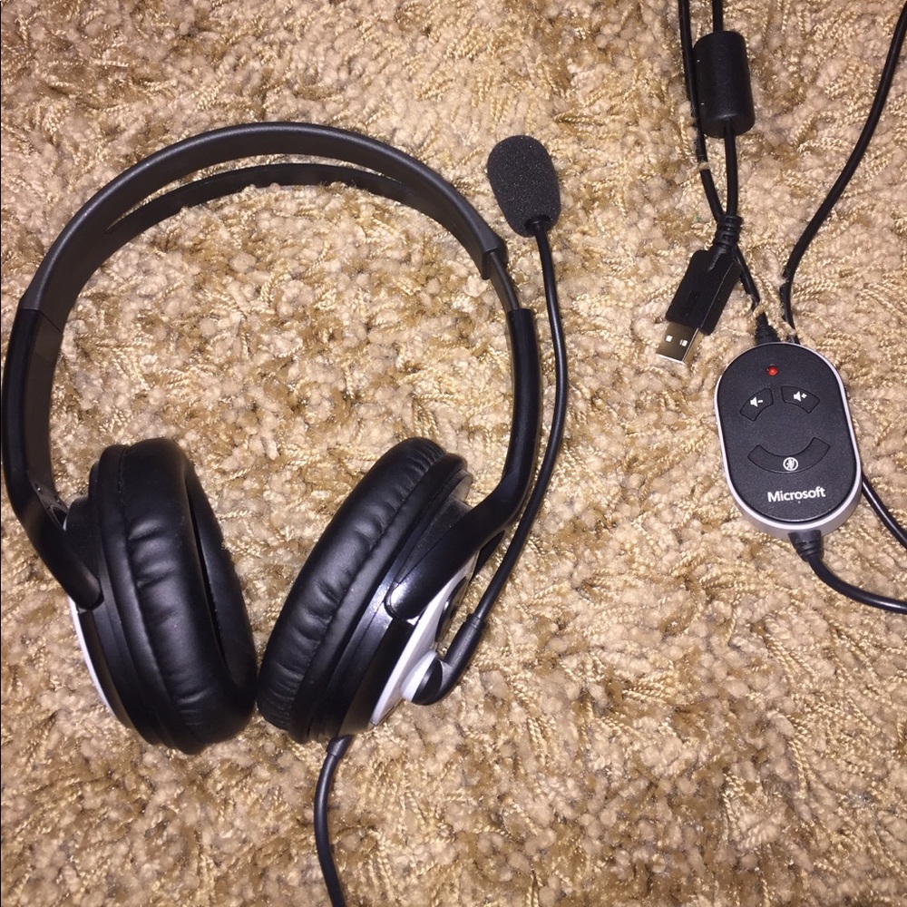 Microsoft lx 3000 computer gaming headphones