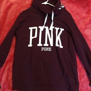 Maroon PINK hoodie