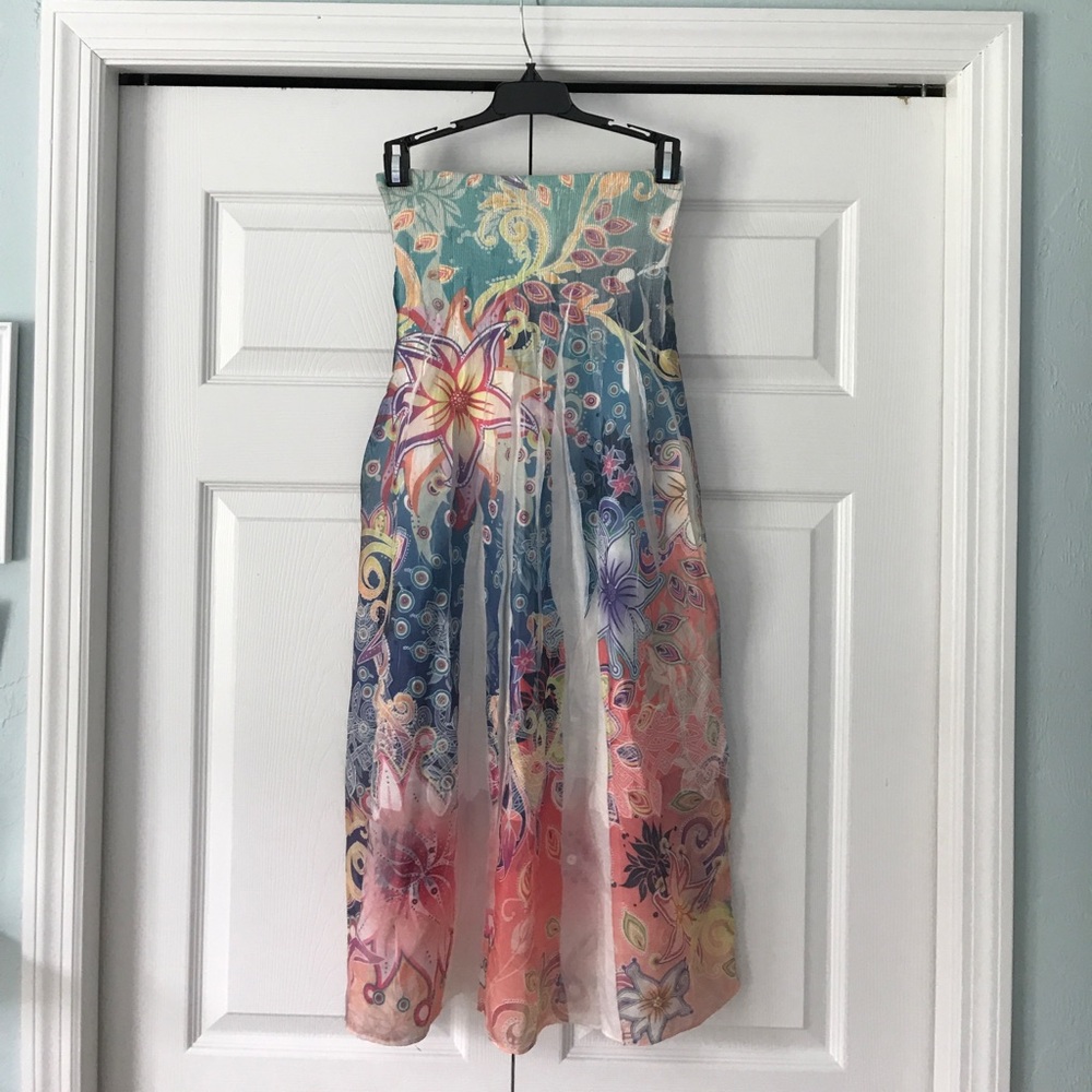 Lapis Dress/ Swim cover up