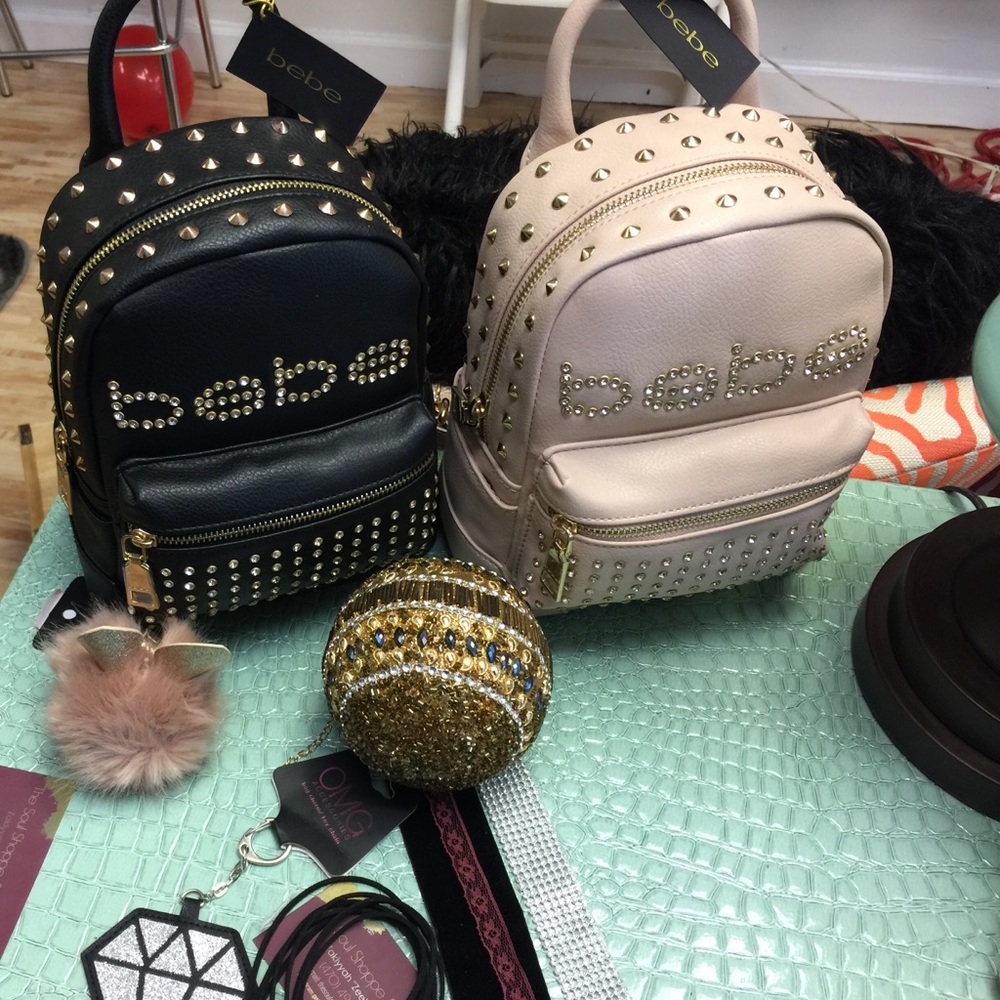Bebe Stylish Purse/ Mini backpack.