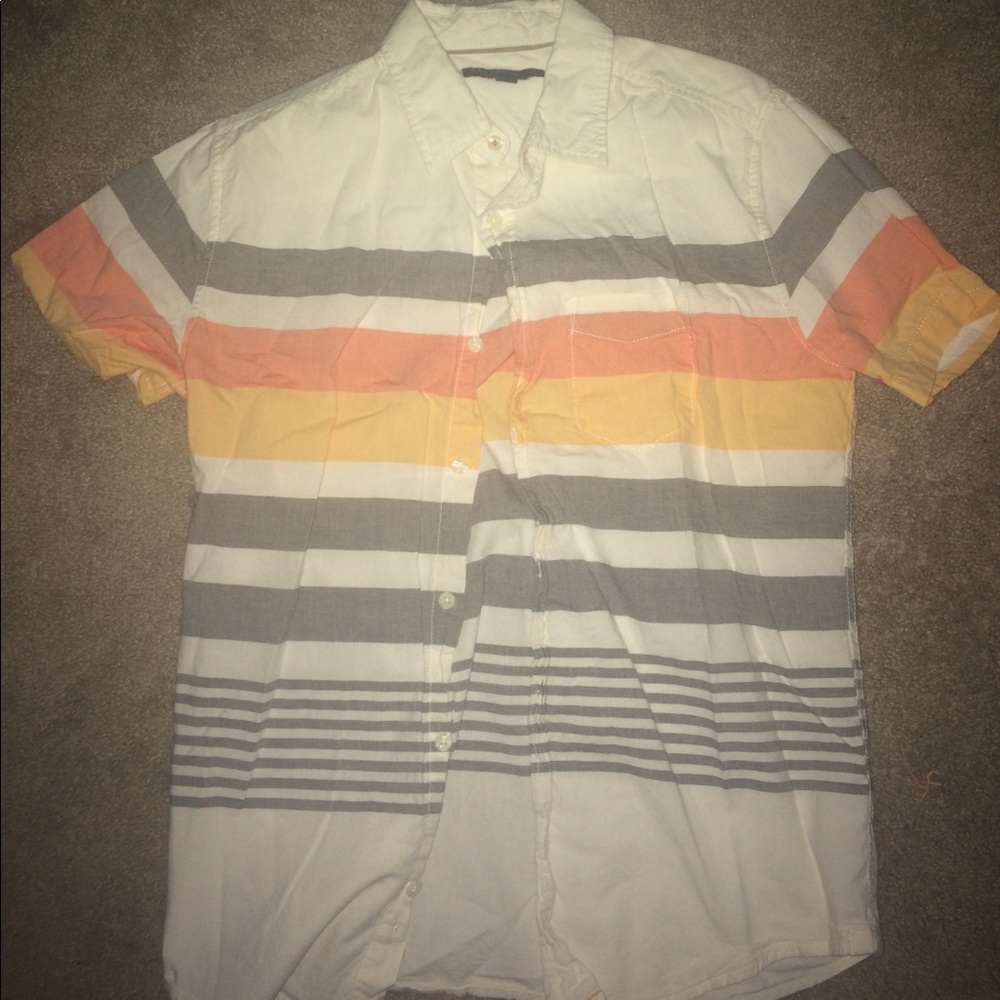 Aeropostale Men's short sleeve button up