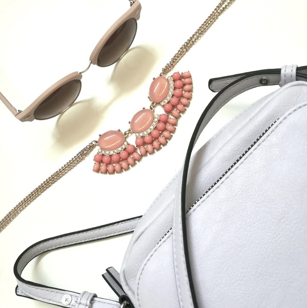 Peach Statement Necklace