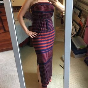 Loft strapless maxidress