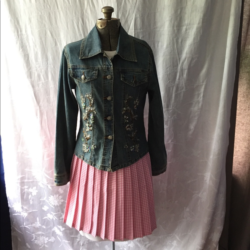 AZI jeans shirt/ jacket size3 or 6/8 medium.