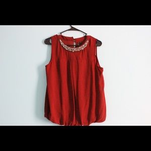 Maroon blouse