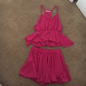 2 Piece Pink outfit