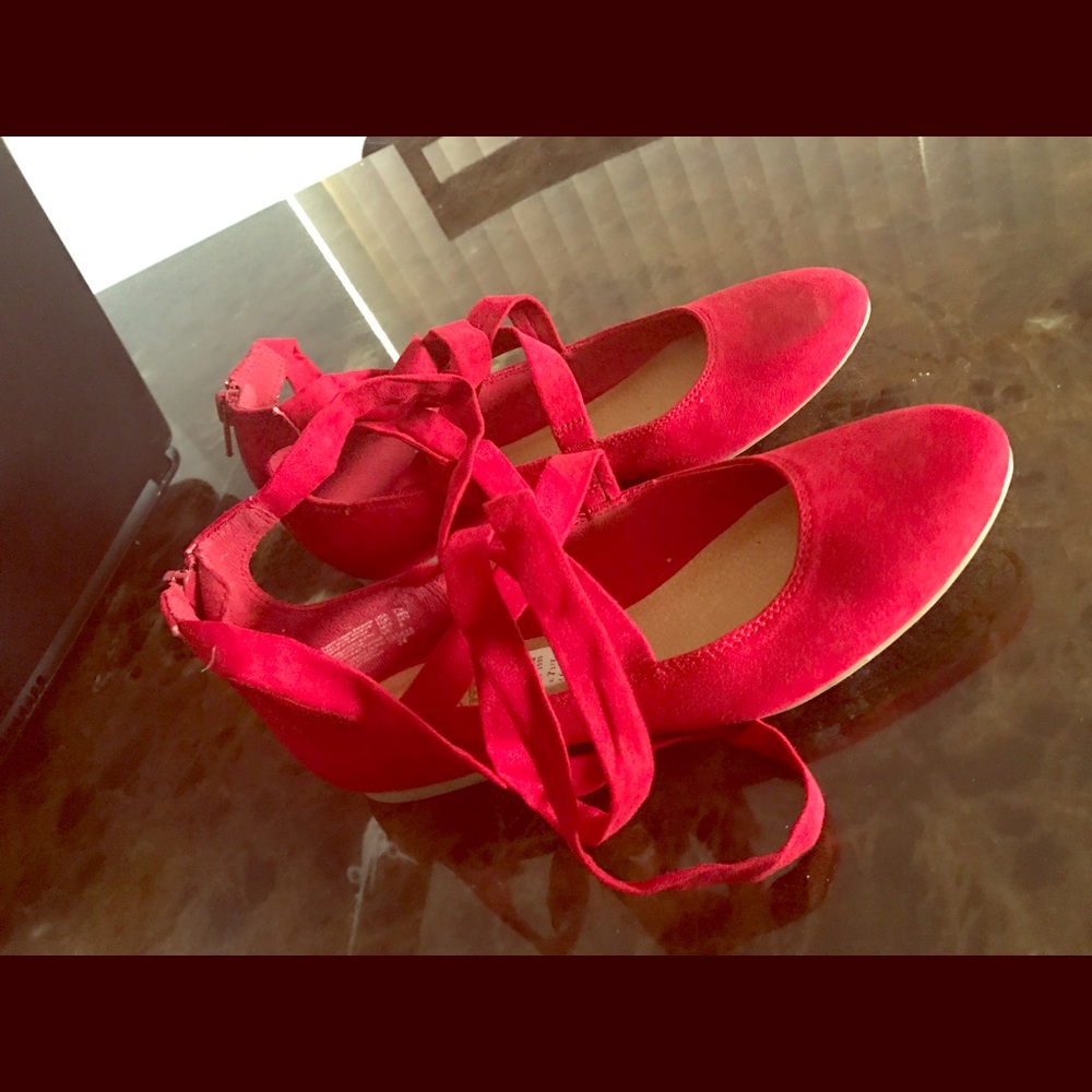 Red Strappy shoes