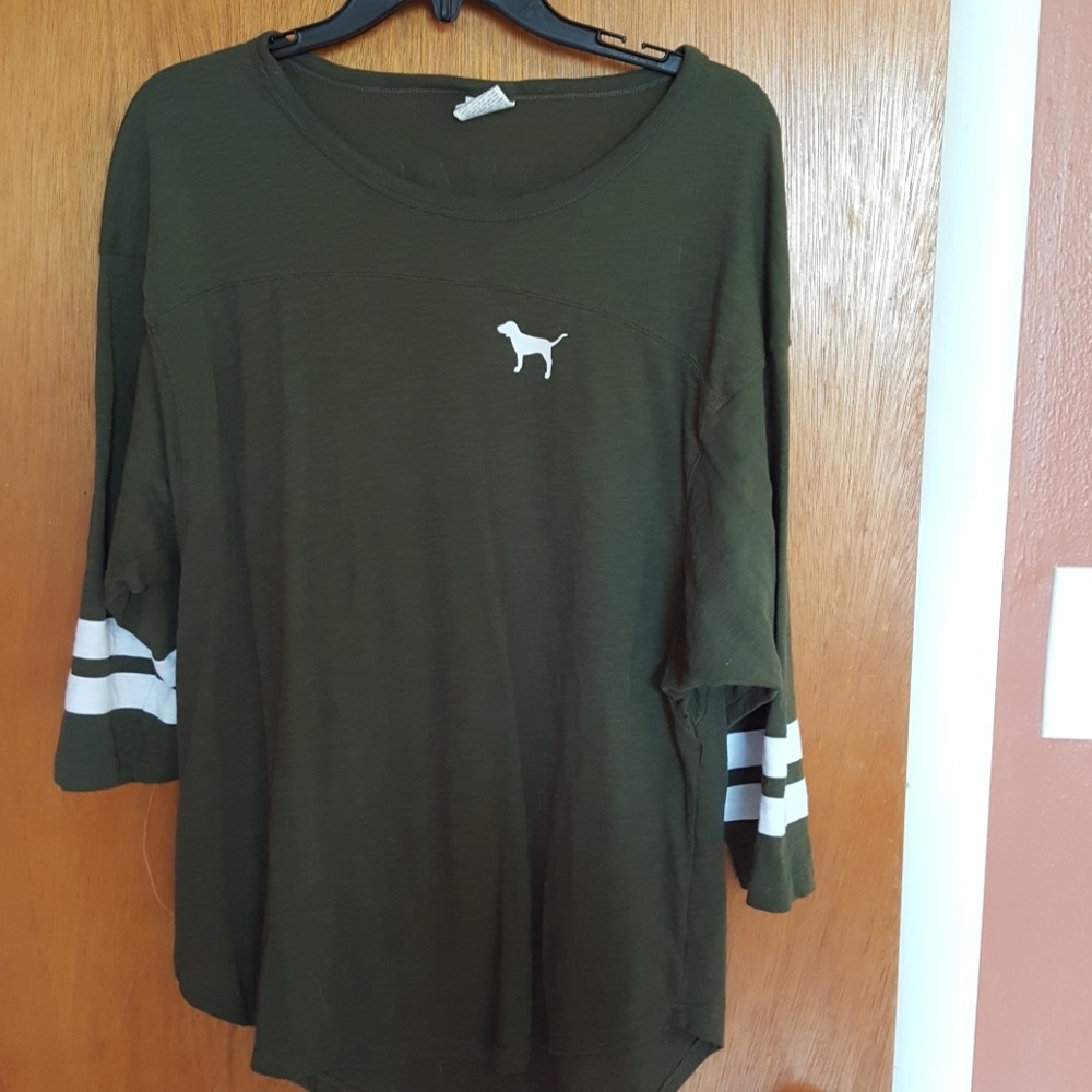 PINK Nation 3/4 sleeve tee