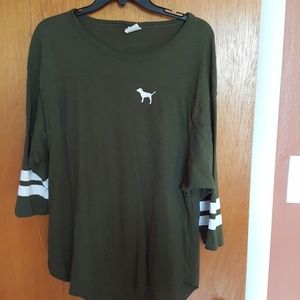 PINK Nation 3/4 sleeve tee