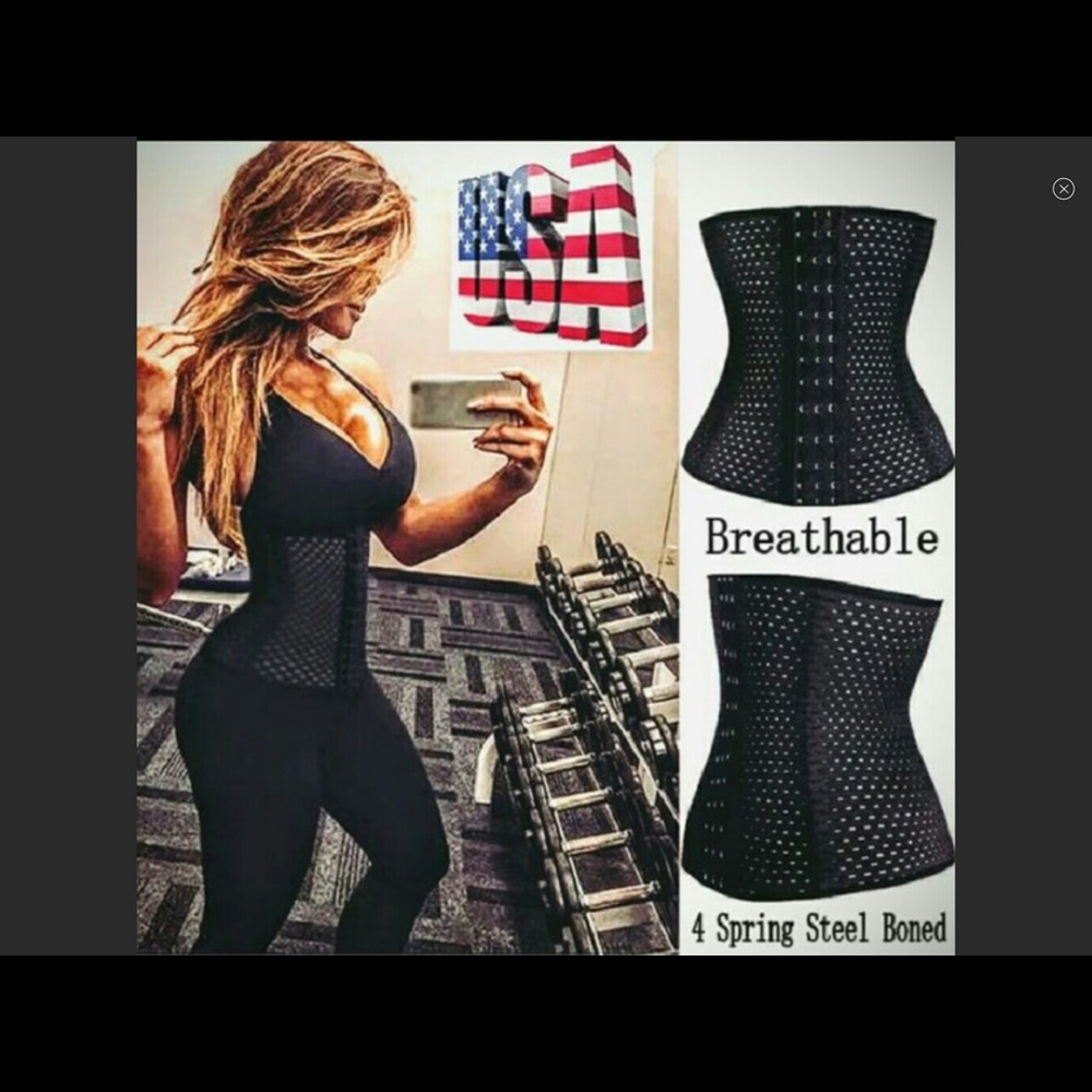 Black waist trainer