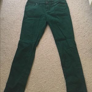 The Limited 678 Green Jeans. Sz 8