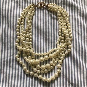 Jcrew fashion pearl multi-strand necklace