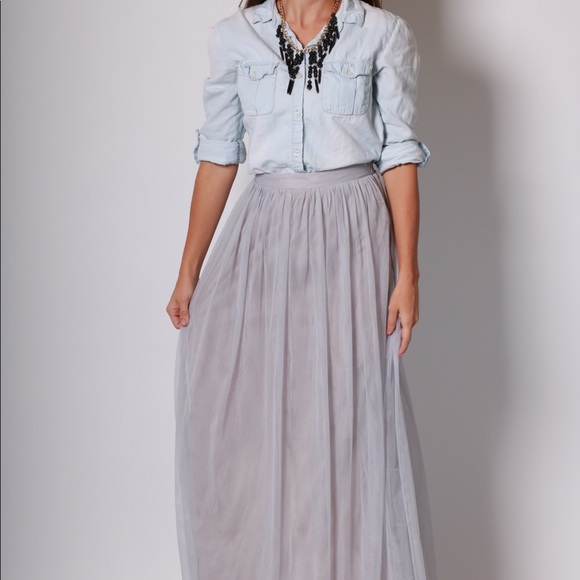Tule Maxi Skirt - Picture 7 of 7