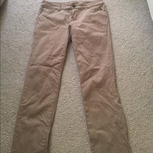 The Limited 678 tan jeans. Size 8