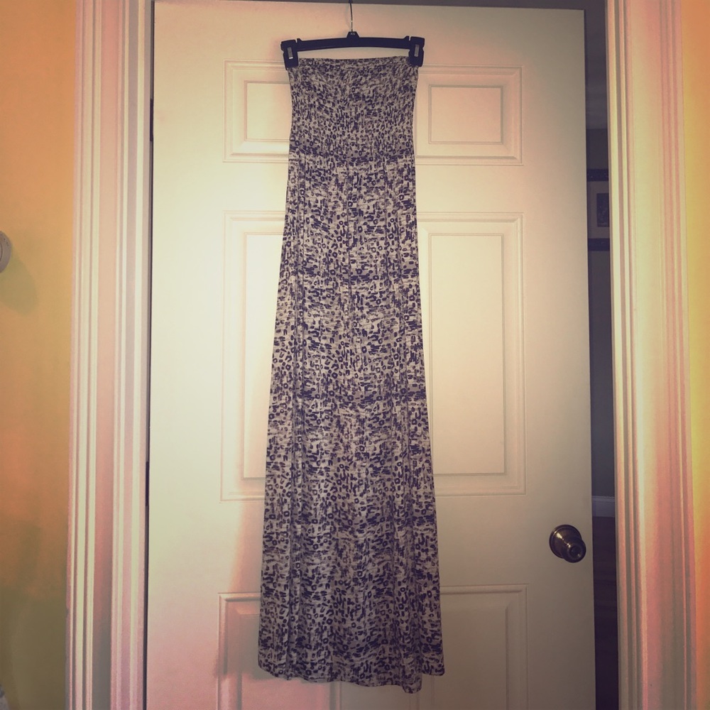 Cheetah maxi dress (worn once)