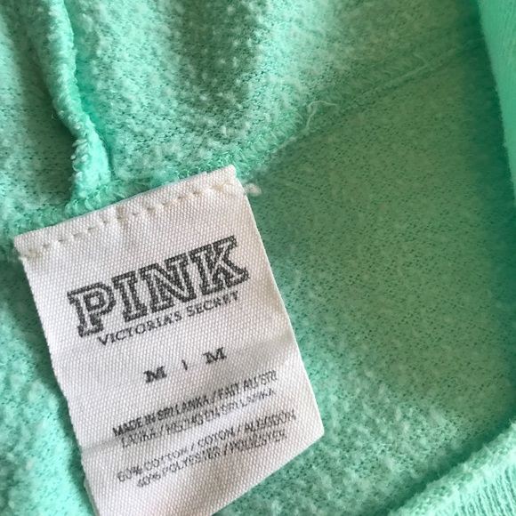 Mint Green/Teal Logo Hoodie - Picture 3 of 4