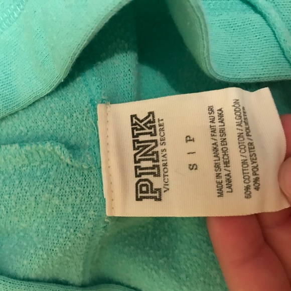 Mint Green/Teal Logo Hoodie - Picture 4 of 4