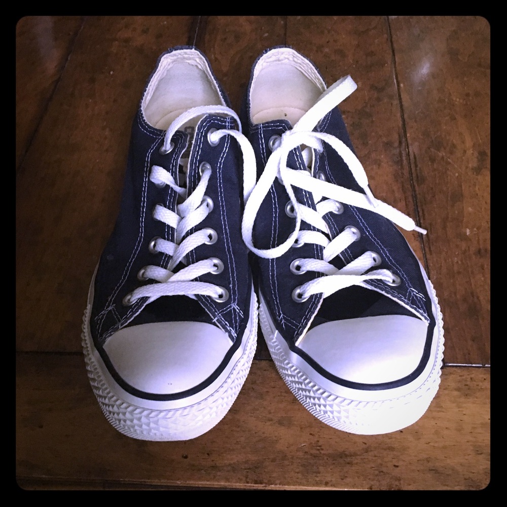 Navy converse all stars