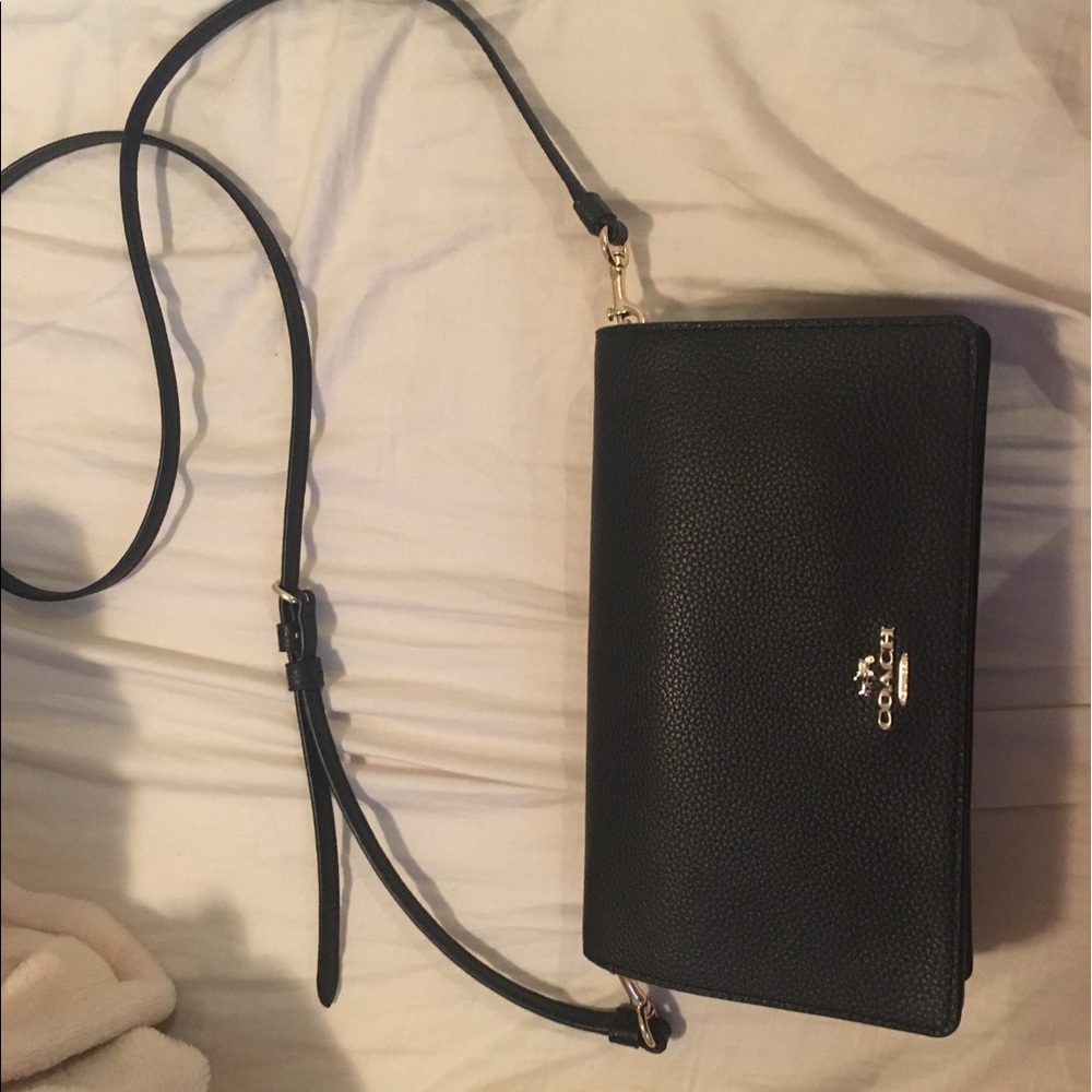 Coach black purse