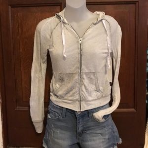 Adam Levine Cropped Thin Hoodie