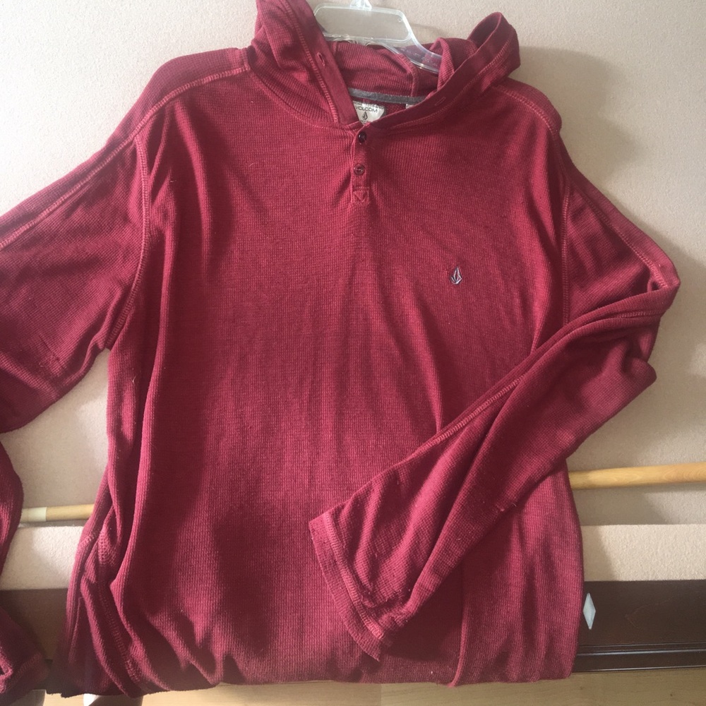 Men's Burnt Burnout Thermal hoodie