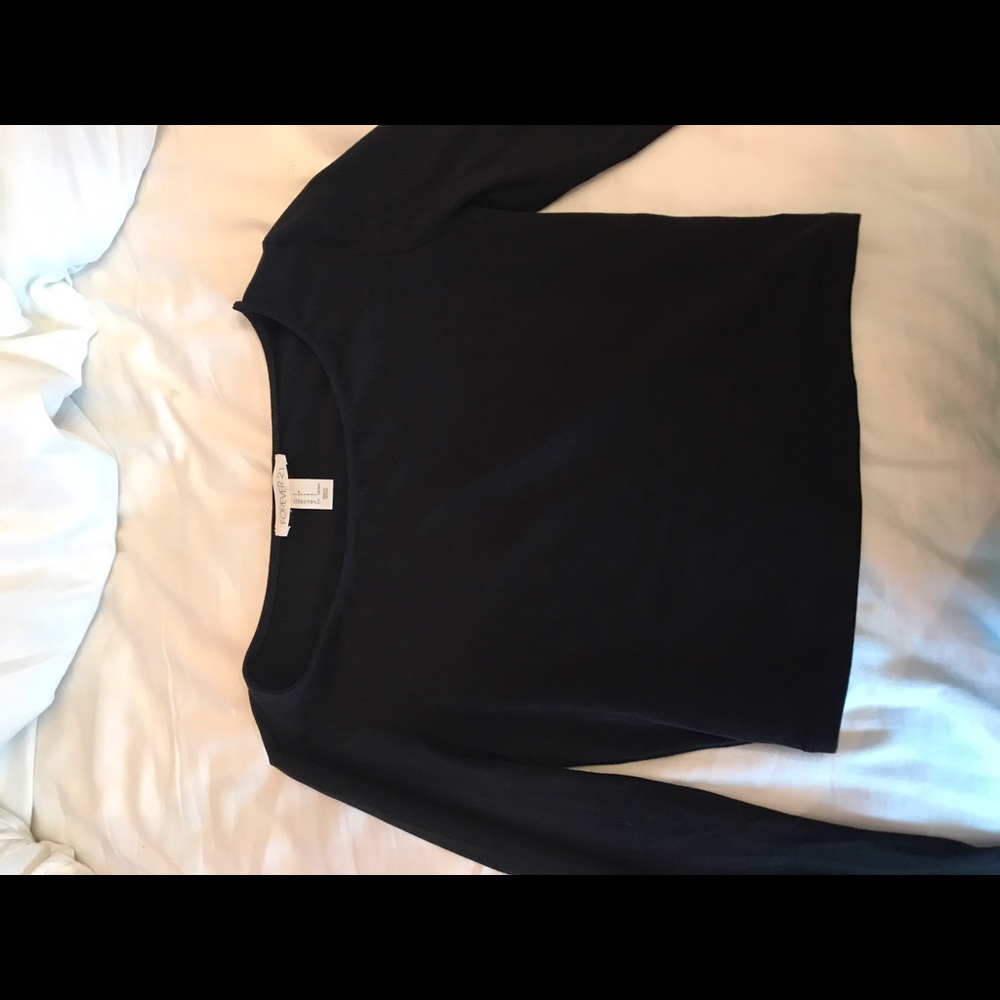 black crop top