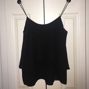 Black Flowy tank