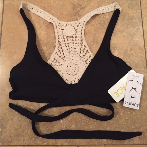 HP 🎉 L-Space Joey wrap around crochet bikini top - Picture 3 of 8