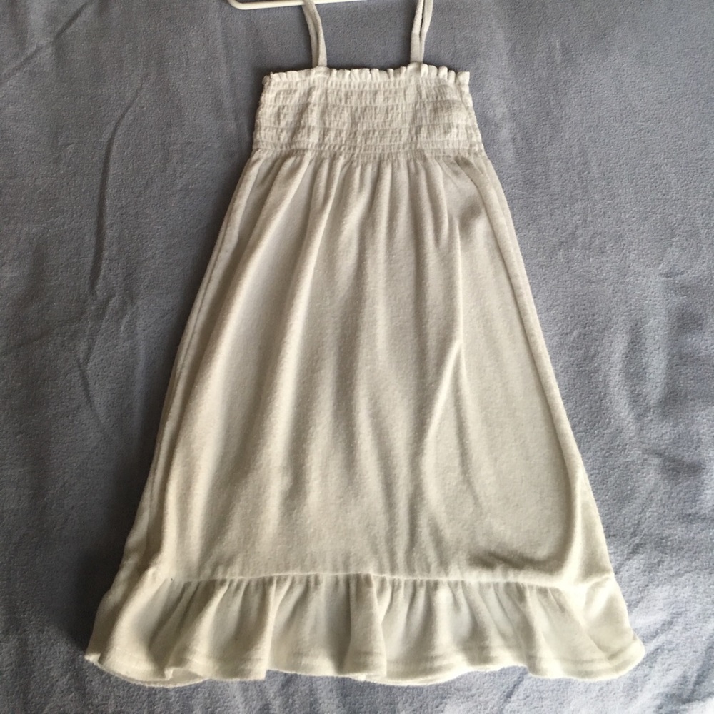 Angel Beach white terry dress