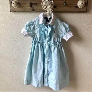 Ralph Lauren Baby Blue Button up dress