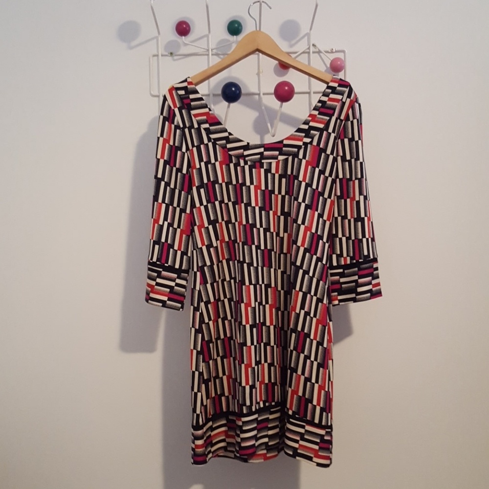 Diane von Furstenberg Vintage Silk Print Dress