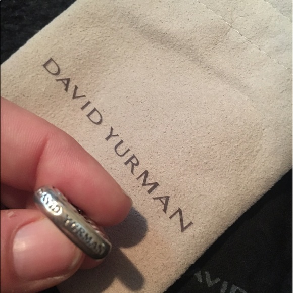 David Yurman cable heart silver pendent necklace - Picture 3 of 4
