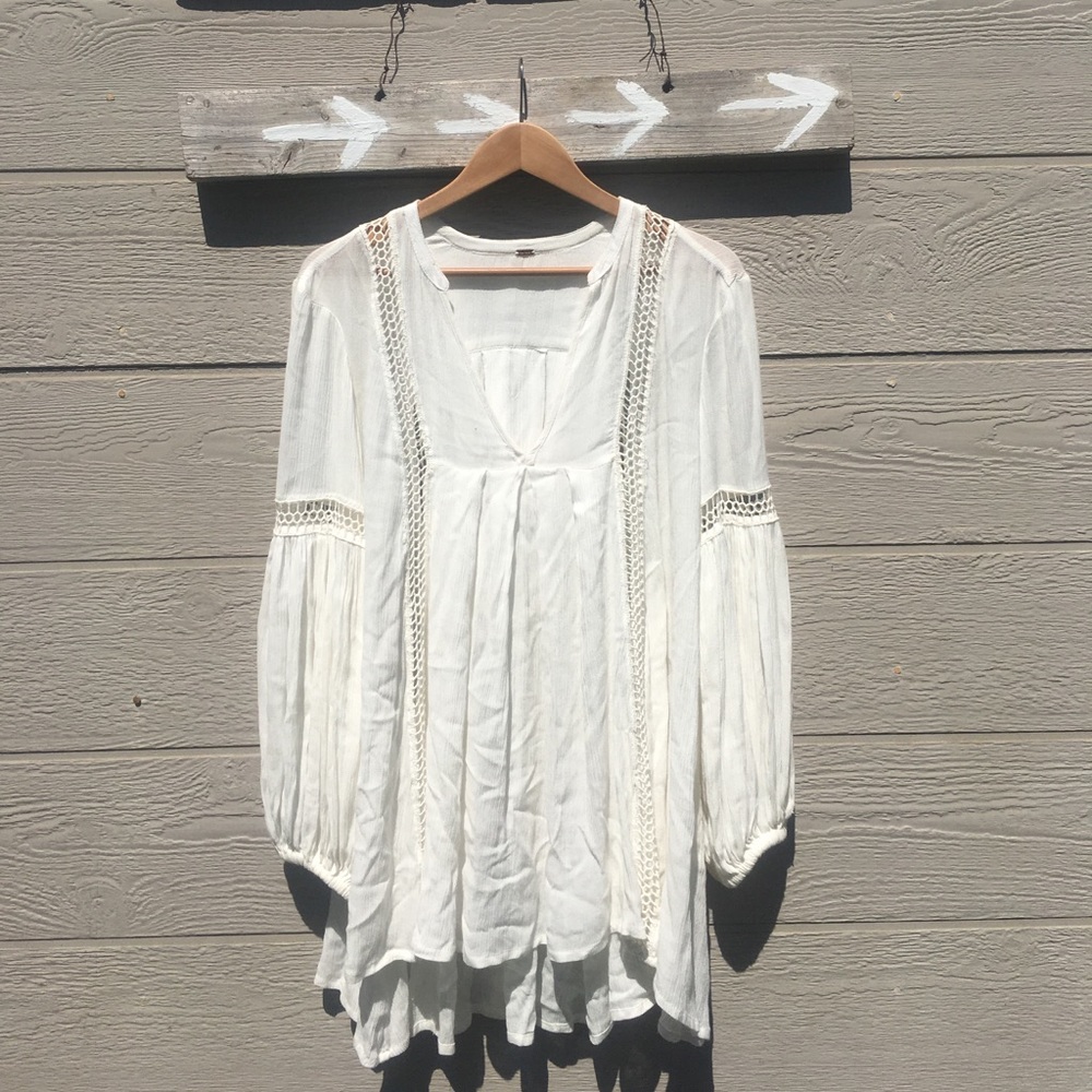 White free people dress