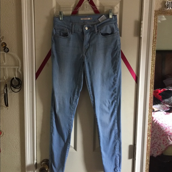 Levi Super skinny jeans (light blue) - Picture 1 of 3