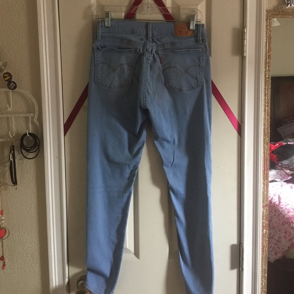 Levi Super skinny jeans (light blue) - Picture 3 of 3