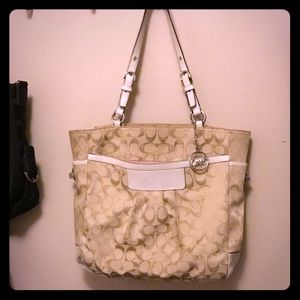 Neutral Coach Bag