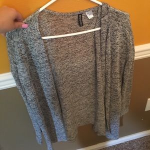 Grey cardigan