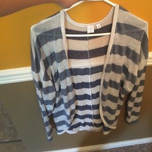 Blue stripped cardigan