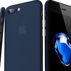 iPhone 7 midnight navy blue matte slim case