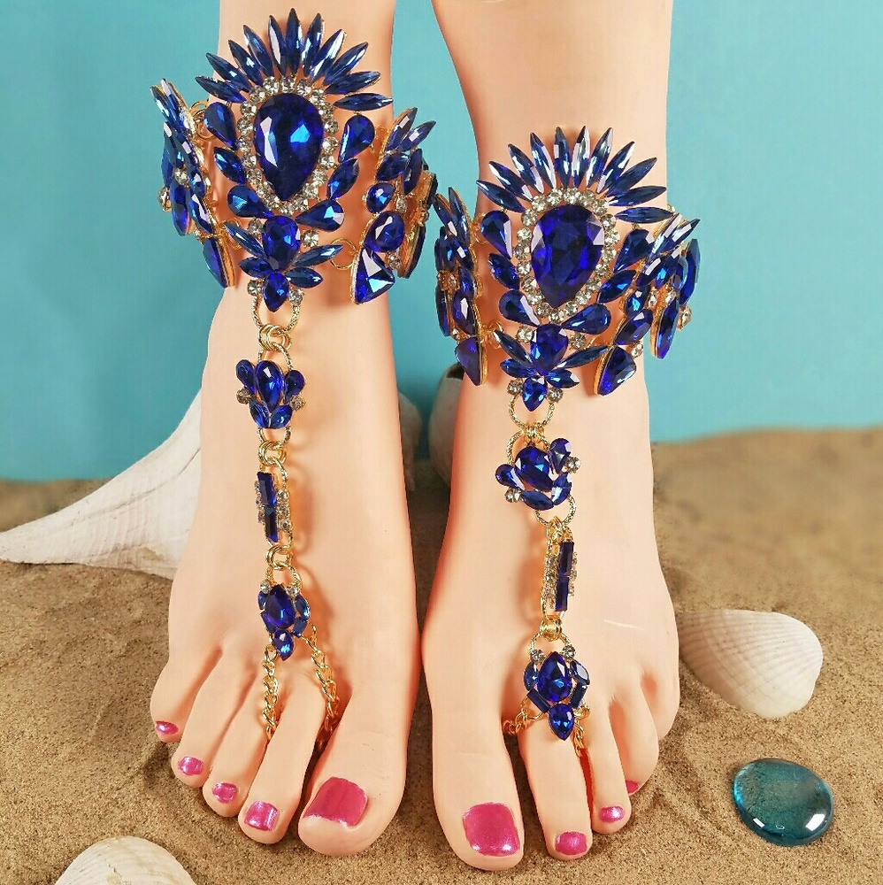 The "Blue Lagoon" Ankle/hand chains