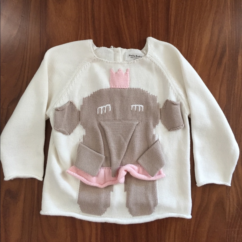 SUPER CUTE Elephant Sweater by Hello Baby 🐘